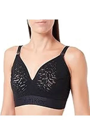 Calvin Klein Mujer Sujetador Tipo Bralette Unlined Sujetador de Lactancia, Multicolor (Black), L