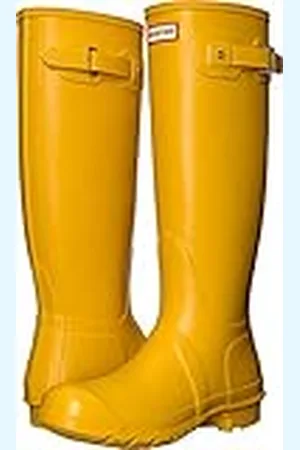 Hunter Wellington Boots, Botines Mujer, (Yellow/ryl), 36 EU