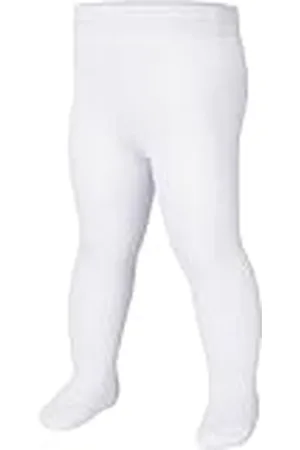 Playshoes Uni Tights Medias para Niñas, (White), 86-92