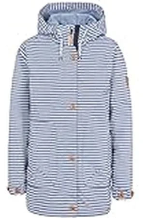 Trespass Chaqueta impermeable offshore para mujer con capucha oculta