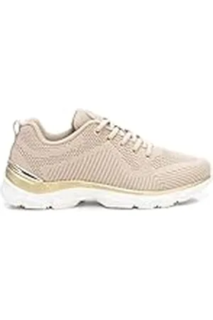 Xti Zapatilla Mujer Beige - Calzado Cómodo y Versátil - Moda Casual - Modelo 14245203 (Talla 41)
