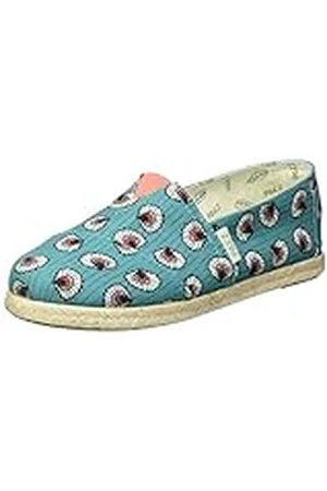 Paez Classic Print, Alpargatas Mujer, Turquesa (Wax Turquoise 022), 35 EU