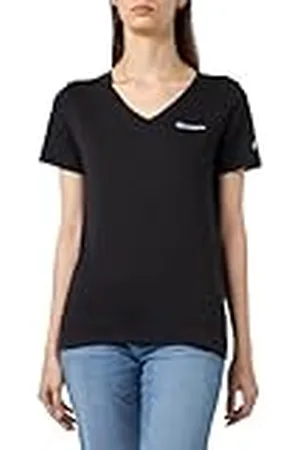 Champion Legacy Icons W-Small Script Logo S/S V-Neck Camiseta, , XXL para Mujer