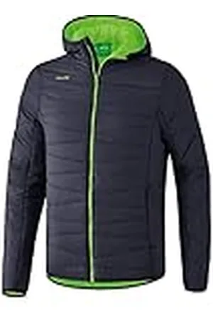 Erima GmbH 9060702 Chaqueta, Hombre, Gris Oscuro/Verde (Gecko), XL