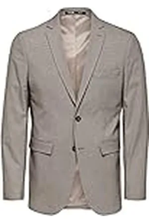 SELECTED Slhslim-Liam Brwn Hounds BLZ Flex B Noos Blazer, , 42 para Hombre