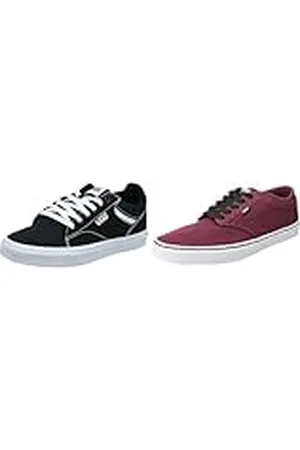 Vans Sneaker Canvas Black White 46 EU + Zapatillas White Canvas Oxblood White 46 EU