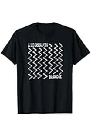 Blond Amsterdam New York City Zig Zag Pattern Vintage Band Camiseta