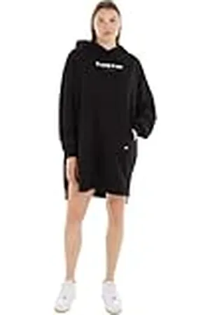 Tommy Hilfiger TJW ESS Logo 1+ Hoodie Dress DW0DW17413 Vestidos de Punto, , M para Mujer