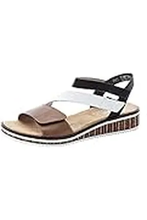 Rieker V3670, Sandalia Mujer, Color Beige, 39 EU