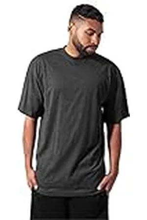 Urban classics Camiseta básica de Manga Corta de Hombre, Cuello Redondo Normal, de algodón Grueso, Largo Oversize, Distintos Colores, Tallas S-6XL