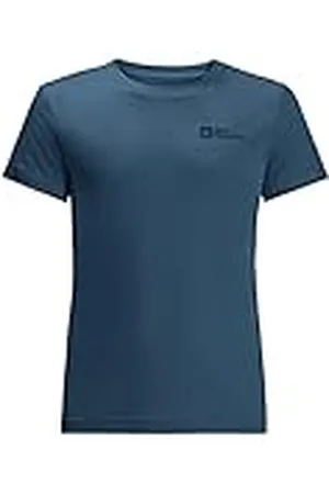 Jack Wolfskin Active Solid T K Camiseta de Manga Corta, , 152 cm para Niños