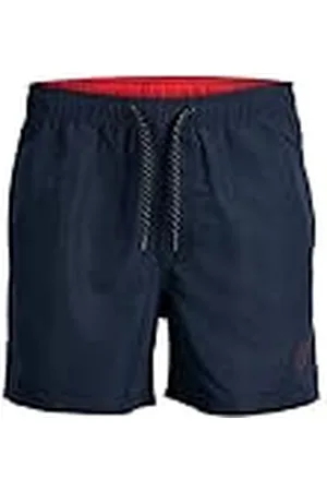 JACK & JONES Jpstfiji Jjswim Solid Sn PS Bañador Corto, Azul Marino, 44 Grande Hombres