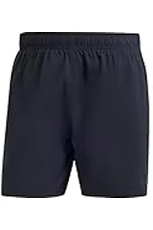 adidas Solid CLX Short-Length Swim Shorts Bañador, Hombre, Multicolor (Black/Lucid Lemon), L