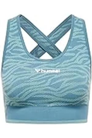 Hummel Hmlmt Saga - Camiseta de Yoga sin Costuras para Mujer