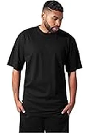 Urban classics Camiseta básica de Manga Corta de Hombre, Cuello Redondo Normal, de algodón Grueso, Largo Oversize, Distintos Colores, Tallas S-6XL