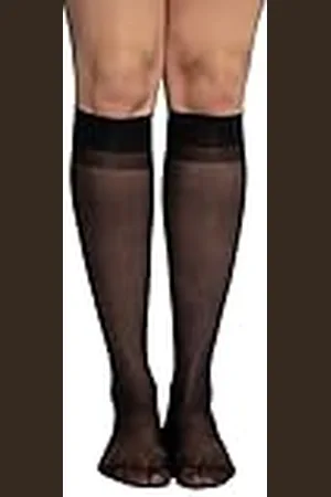 Ulla Popken Kniestrumpf 3er Calcetines, 30 DEN, , Talla única (Talla del Fabricante: 1) (Pack de 3) para Mujer