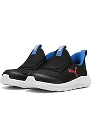 PUMA Fun Racer 2 SLIPTECH INF, Zapatillas Unisex bebé, Black-FOR All Time Red, 23 EU