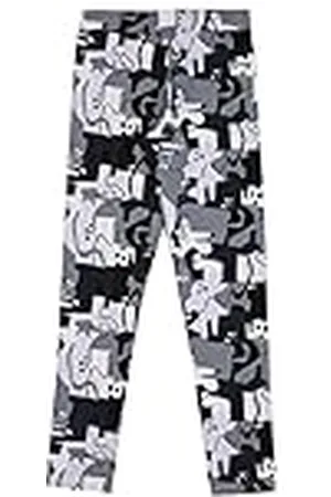 PUMA ESS+ Street Art AOP Leggings G Medias, Niñas, Negro Black, 176