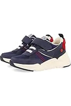 Gioseppo Sneakers azul con cierre ajustable y cordones para niña y niño drumoak