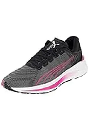 PUMA Electrify Nitro Turn Wns, Zapatillas para Correr Mujer, Multicolor Black Deep Orchid Metallic Silver, 40 EU