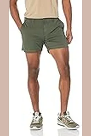 Amazon Pantalón Corto Chino con Parte Delantera Plana y Ajuste Estrecho con Cómoda Parte Elastizada (Anteriormente Goodthreads) Hombre, , 42W