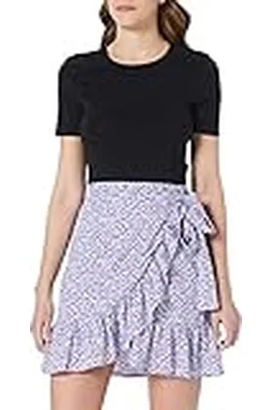 ONLY Onlolivia Wrap Skirt Wvn Noos Falda, , XS para Mujer