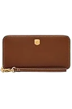 Fossil Billetero continental con cremallera en piel de vaca lisa Lennox para mujer, SL10037200