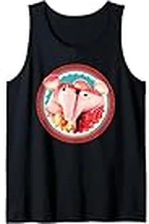 Clangers Major & Mother Clanger Amor Día de San Valentín Retro Camiseta sin Mangas