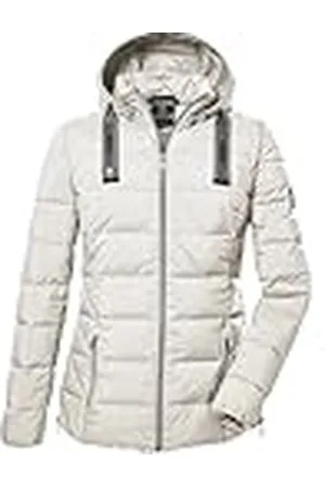 G.I.G.A. DX by killtec Mujer Chaqueta acolchada con capucha desmontable GW 4 WMN QLTD JCKT, gebrochenes weiss, 42, 41341-000