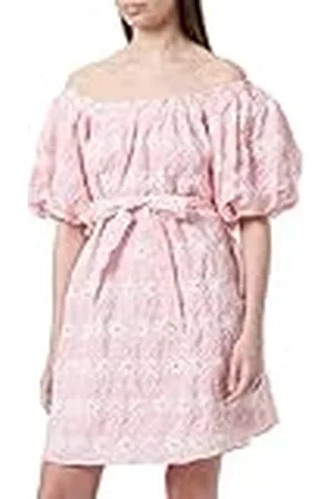 Koton Off The Shoulder Daisy Detail Mini Dress, Vestido De Las Mujeres,