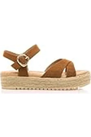 MTNG Sandalias de cuña Mujer Sandalias de cuña Amelie 53358 Mujer | Sandalias de cuña Casual | Cierre con Hebilla | 56874 | Marron