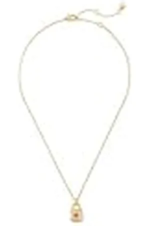 Kate Spade Mini colgante, oro blanco