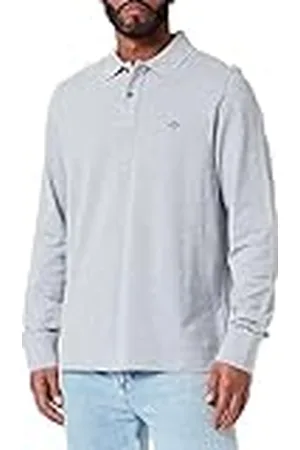 GANT Reg Shield LS Pique Rugger Camisa de Polo, , 3XL para Hombre