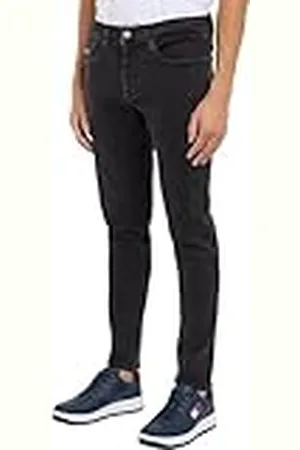 Tommy Hilfiger Vaqueros Hombre Austin Slim Fit, Azul (Denim Black), 30W/36L