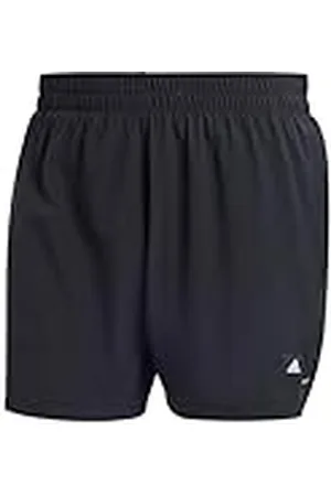 adidas Hombre Versatile Swim Shorts, Black/Lucid Lemon, XS