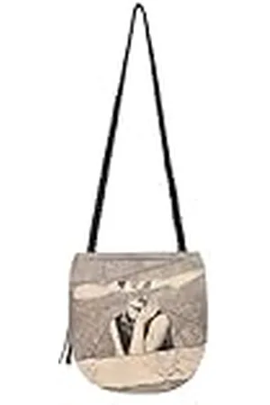 Dogo Femme Cuir Vegan Gris Fait Main et Mode Sac d