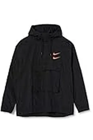 Nike M NSW Swoosh Jkt Wvn Sport Jacket, Hombre, Black/Black/Black/Ember Glow, XS
