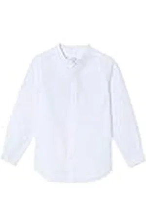 Gocco Camisa Oxford, Camisa para Niños, Blanco(Blanco Wa), 116 (Tamaño del Fabricante: 5-6)
