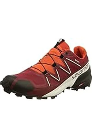 Salomon SPEEDCROSS GORE-TEX Zapatillas de Trail Running para Hombre, Biking Red / White / Black, 46 EU