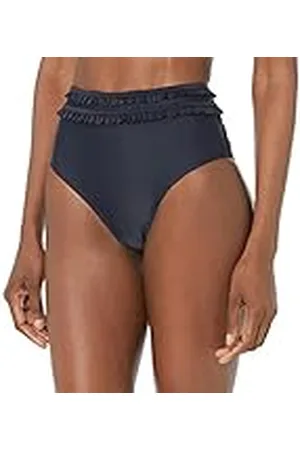 Tommy Hilfiger High Waisted Full Coverage Bikini Bottom Parte Inferior, , L para Mujer