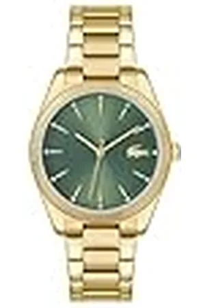 Lacoste Reloj con Movimiento de Cuarzo de Tres Manecillas para Mujer Colección Capucine con Correa de Acero Inoxidable de Color Dorado - 2001403