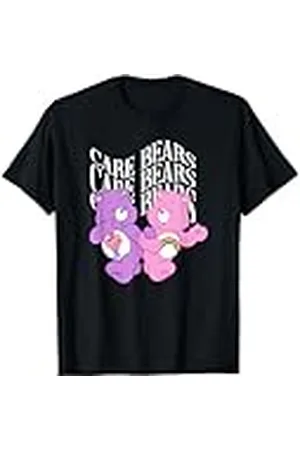 Care Bears Share & Cheer Bear Wavy Text Vintage Best Friends Camiseta