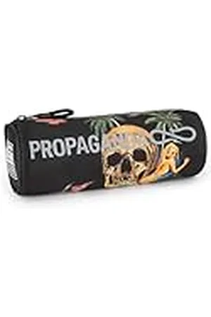 FRANCO COSIMO PANINI Propaganda – Estuche escolar oficial de Propaganda, estuche cilíndrico Cannibal, ligero, compacto, fácil de transportar y guardar en la mochila, práctico cierre de cremallera, 8 x