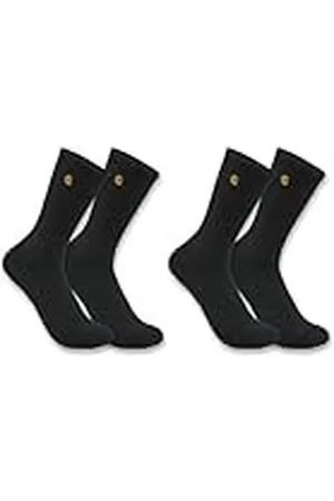 Carhartt Calcetines Force Midweight Crew Pack de 2 Trabajo, , M para Hombre