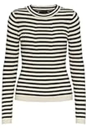 Pieces® Pccrista LS O-Neck Knit Noos BC Jersey de Punto, , S para Mujer