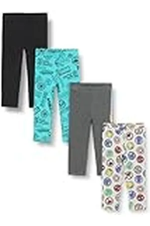 Amazon Disney | Marvel | Star Wars | Frozen | Princess Leggings Niña, Pack de 4, , 3 años