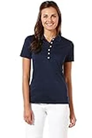 Callaway De Golf para Mujer Polo de Manga Corta piqué Abierto de Malla Camiseta - CGW437, X-Large