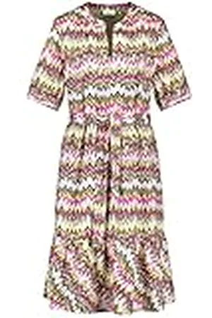 Gerry Weber 180036-31429 Vestido, Verde/Morado/Rosa, 36 para Mujer