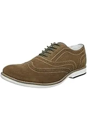 QS by s.Oliver Casual, Zapatos de Cordones Brogue Hombre, marrón-Braun (Cacao 446), 45
