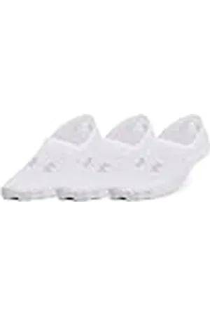 Under Armour UA Breathe Lite Ultra Low 3p Calcetines invisibles para mujer, calcetines deportivos cómodos y transpirables, color / /gris